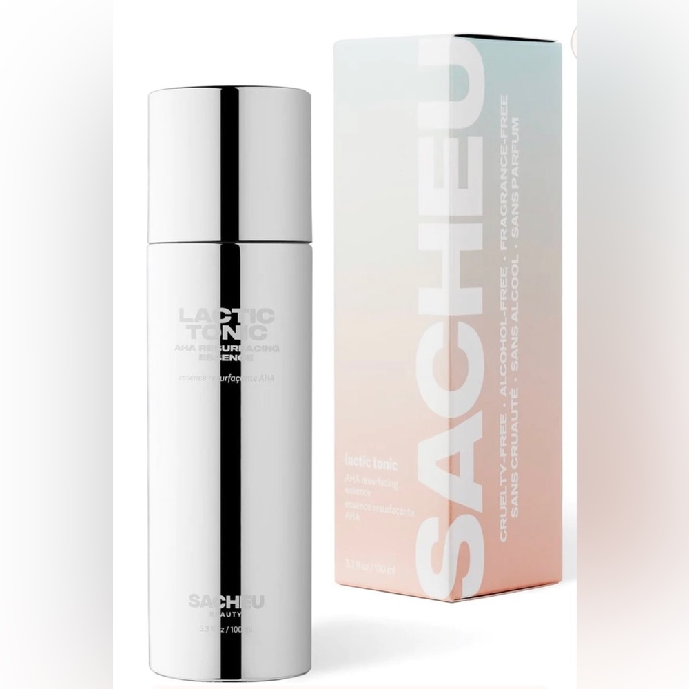 NEW SACHEU Lactic Tonic AHA Resurfacing Essence 100 mL / 3.3 fl oz NIB NWT